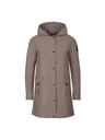 NAX Ženski plašč s ptx membrano nax NAX ARESA driftwood