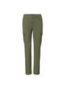 ALPINE PRO Ženske bombažne hlače z žepi ALPINE PRO KALLA rifle green