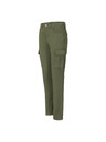 ALPINE PRO Ženske bombažne hlače z žepi ALPINE PRO KALLA rifle green