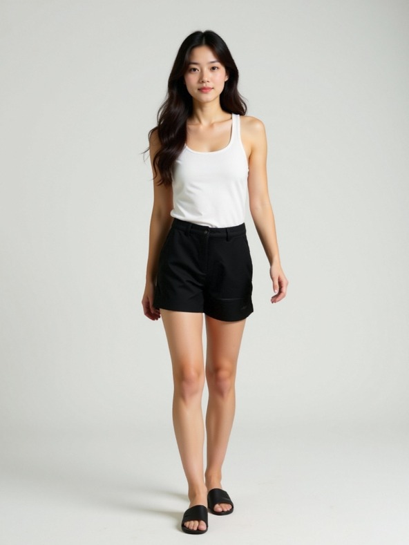 ALPINE PRO Ženske softshell kratke hlače ALPINE PRO BAKA black