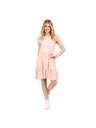 NAX Ženske poletne obleke nax NAX ADEGA peach whip