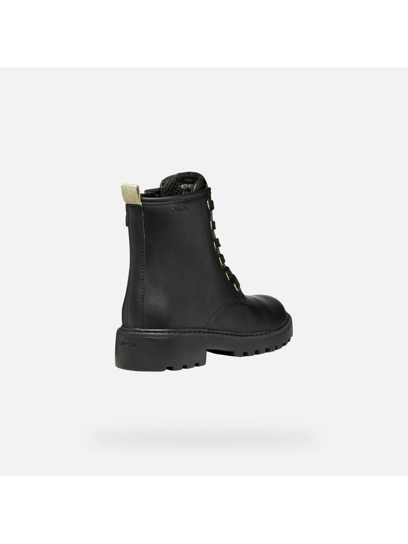 Geox Črni dekliški gležnjarski čevlji Geox Casey Harry Potter