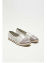 Moodo Srebrne espadrile