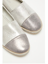 Moodo Srebrne espadrile