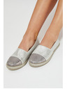 Moodo Srebrne espadrile