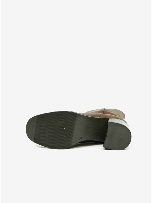 Ojju Rjavi usnjeni gležnjarji OJJU