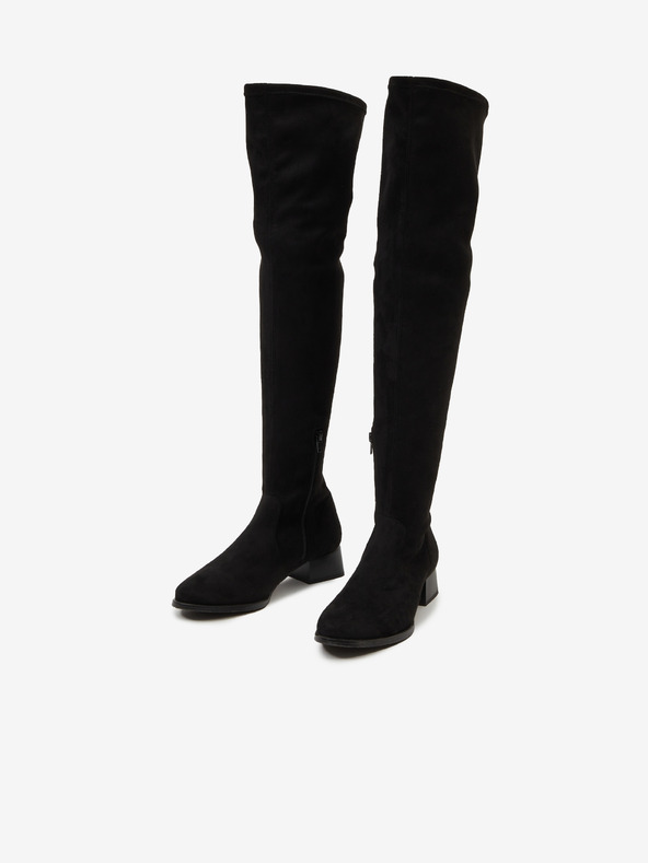 Ojju Črni semiš škornji OJJU