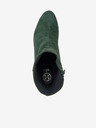 Ojju Temno zeleni semiš gležnjarji s peto OJJU