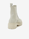 Ojju Svetlo sivi ženski usnjeni škornji chelsea OJJU