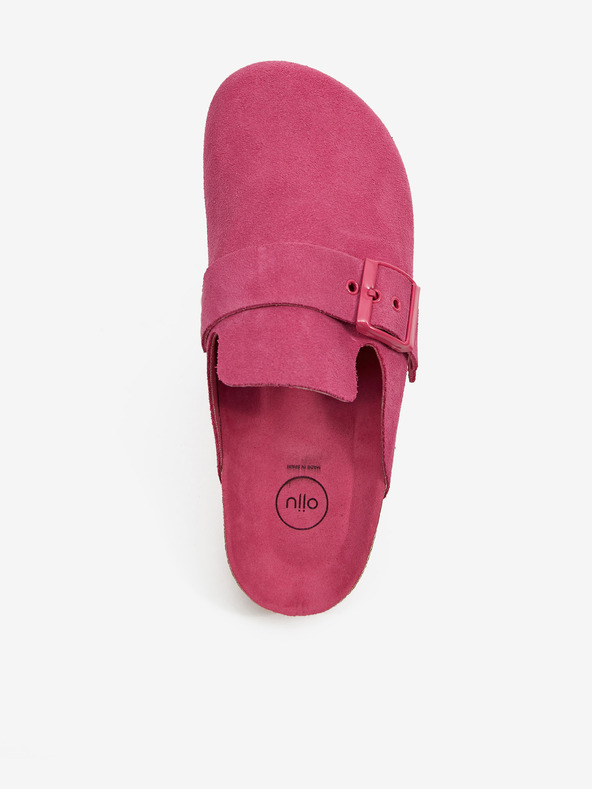 Ojju Temno roza ženski copati iz semiša OJJU