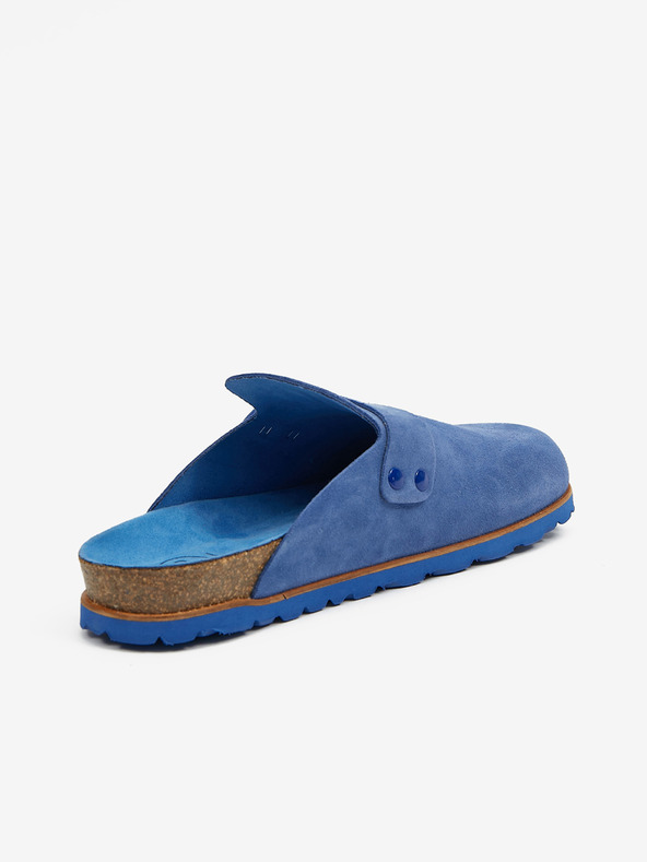 Ojju Modri ženski copati iz semiša OJJU