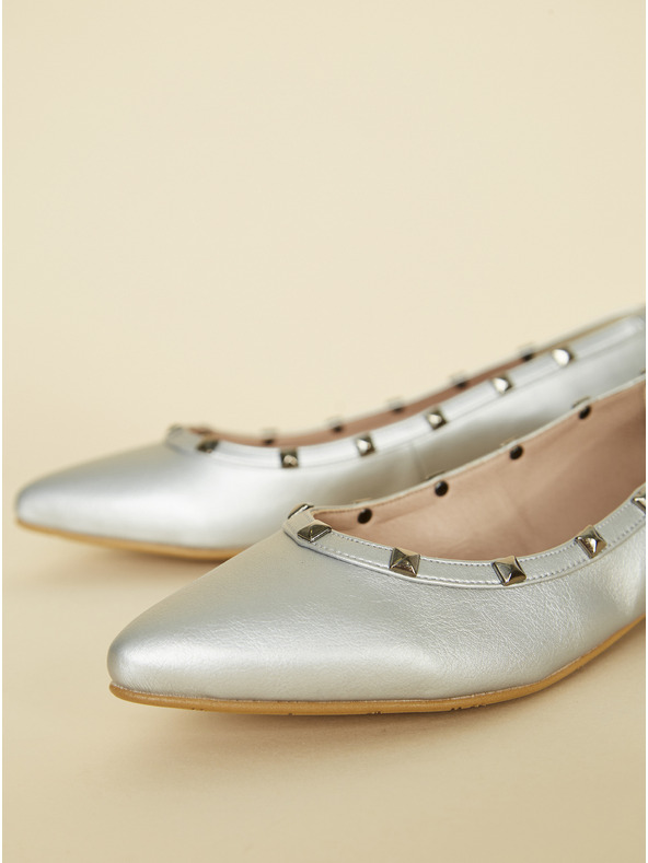 Ojju Balerinke srebrne barve OJJU