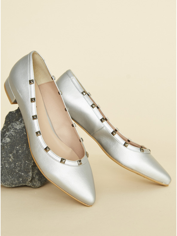 Ojju Balerinke srebrne barve OJJU