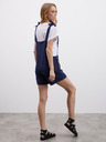 ZOOT.lab Temno modre ženske lanene kratke hlače z lakom ZOOT.lab Paulina