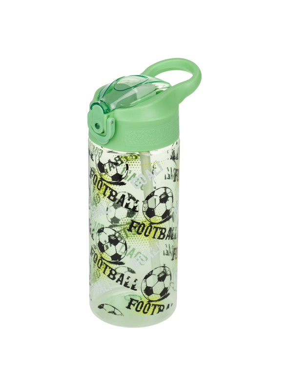 BAAGL  BAAGL Tritanska steklenica za pijačo z slamico Nogomet 500 ml