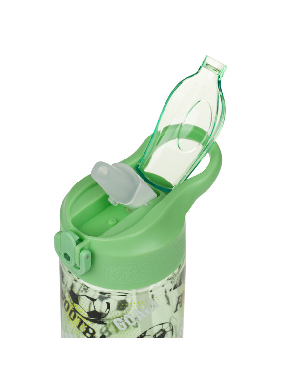 BAAGL  BAAGL Tritanska steklenica za pijačo z slamico Nogomet 500 ml