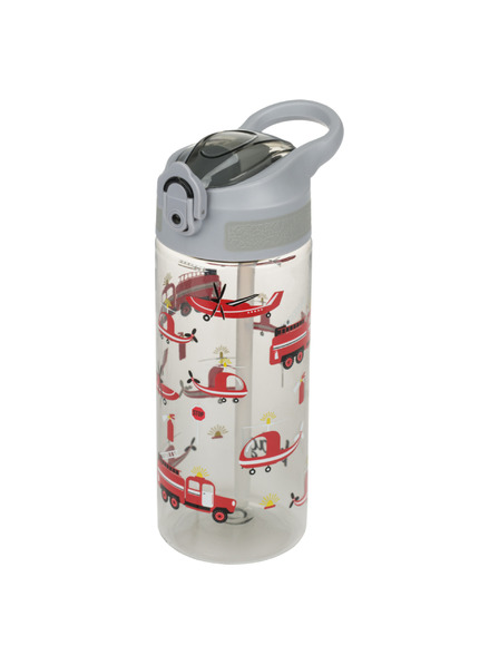 BAAGL  BAAGL Tritanska steklenica za pijačo z slamico Reševalci 500 ml