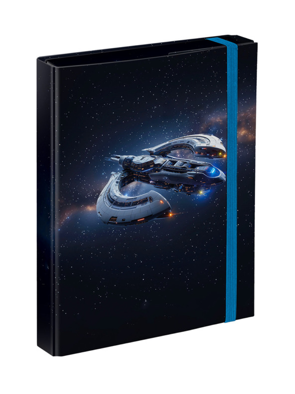 BAAGL  BAAGL Mape za šolske zvezke A5 Vesoljska ladja