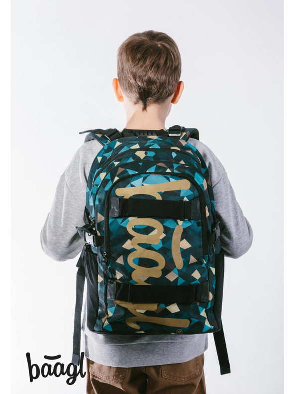 BAAGL  BAAGL Šolski nahrbtnik Skate Polygon