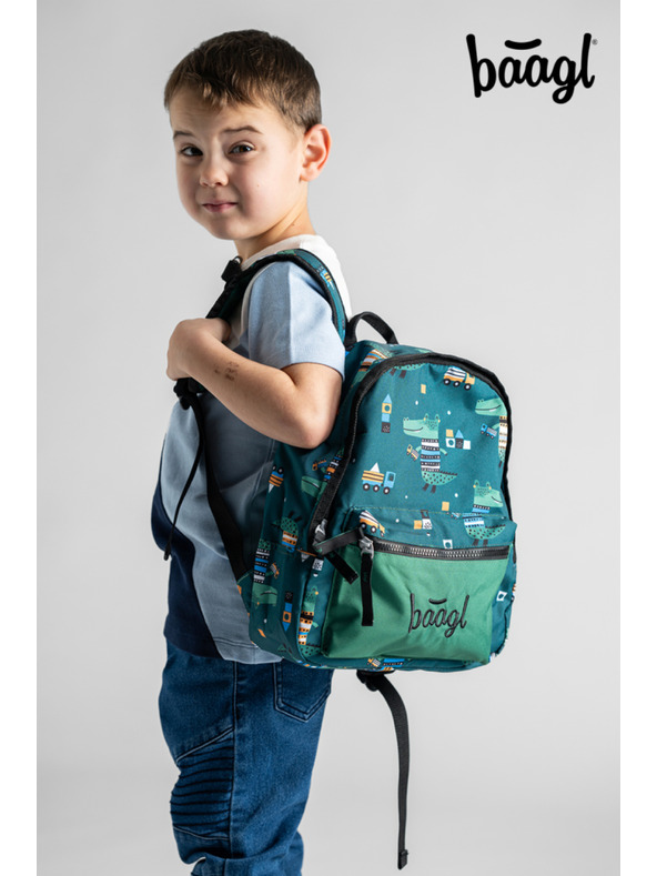 BAAGL  BAAGL Predšolski nahrbtnik Krokodil