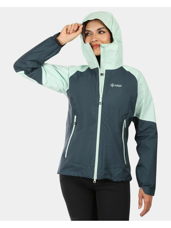 Kilpi Ženska vodoodporna jakna Kilpi HURRICANE-W Temno zelena