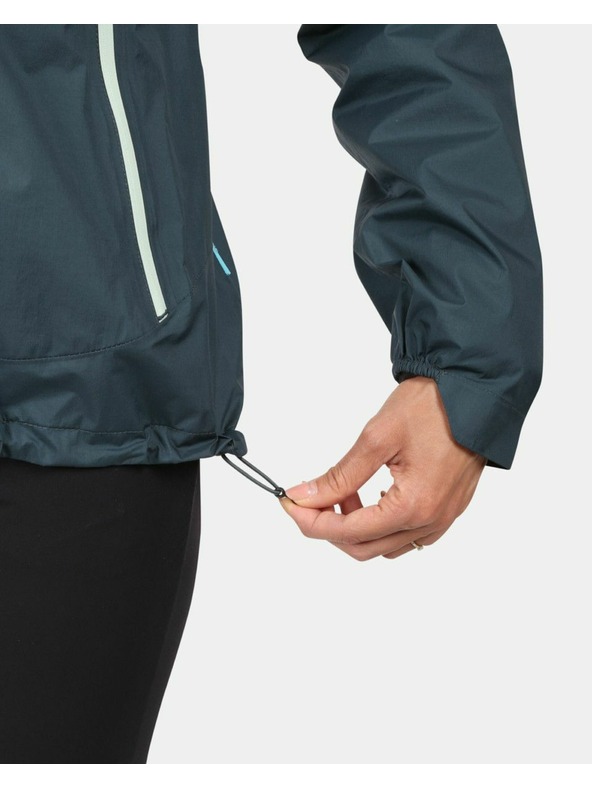 Kilpi Ženska vodoodporna jakna Kilpi HURRICANE-W Temno zelena