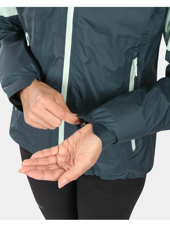 Kilpi Ženska vodoodporna jakna Kilpi HURRICANE-W Temno zelena