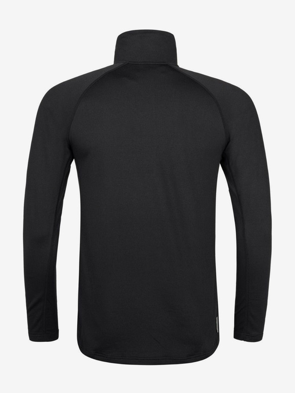 Kilpi Črna moška športna majica s pokončnim ovratnikom Kilpi WILLIE