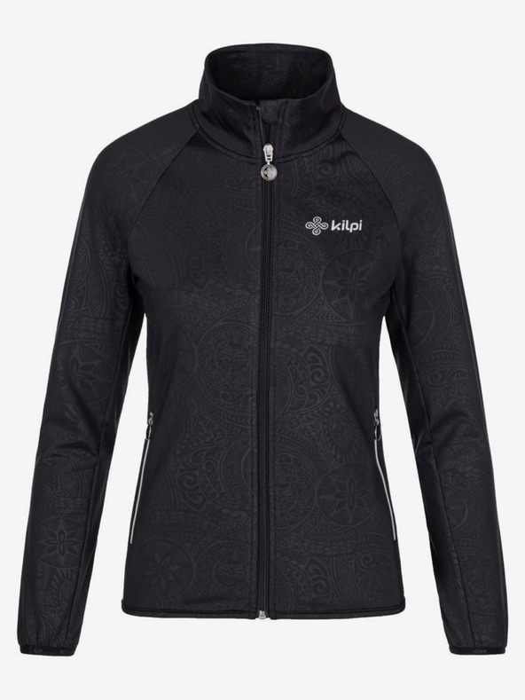 Kilpi Črna ženska športna jopa s kapuco KILPI JUNIE