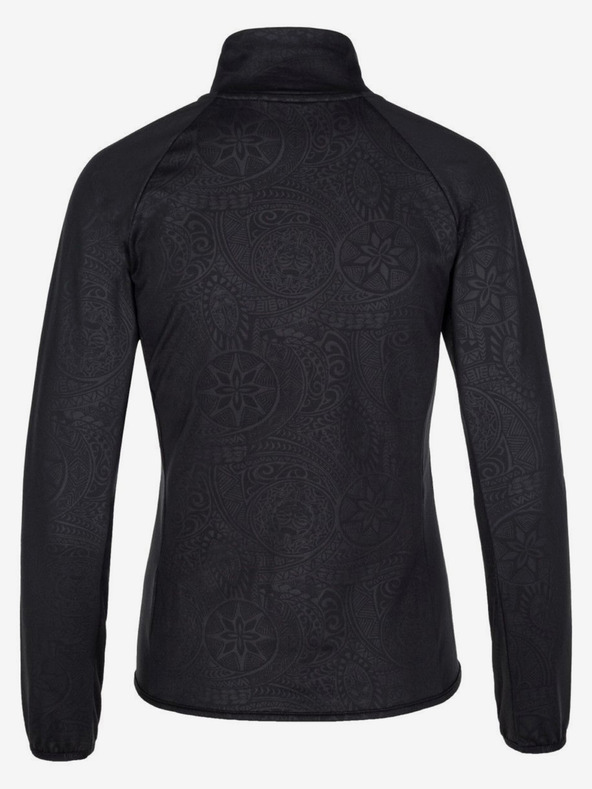 Kilpi Črna ženska športna jopa s kapuco KILPI JUNIE