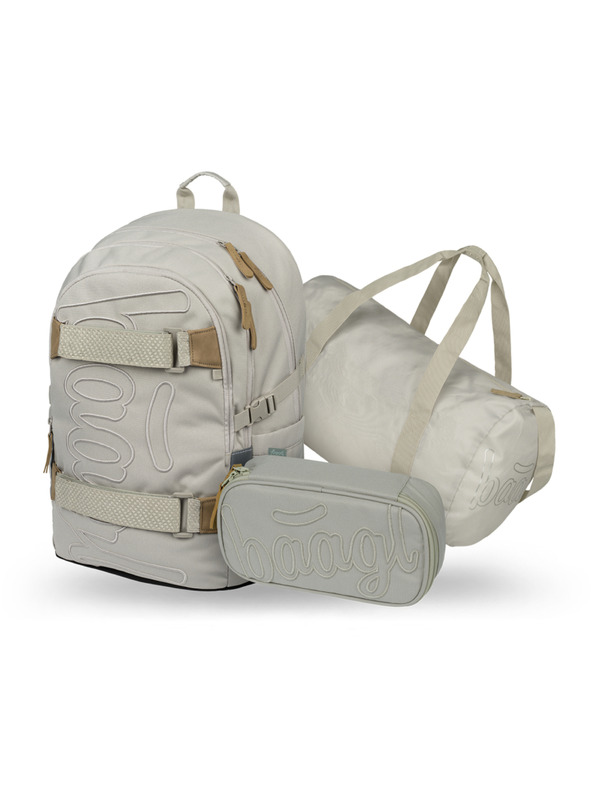 BAAGL  BAAGL SET 3 Skate Mist: nahrbtnik, peresnica, športna torba