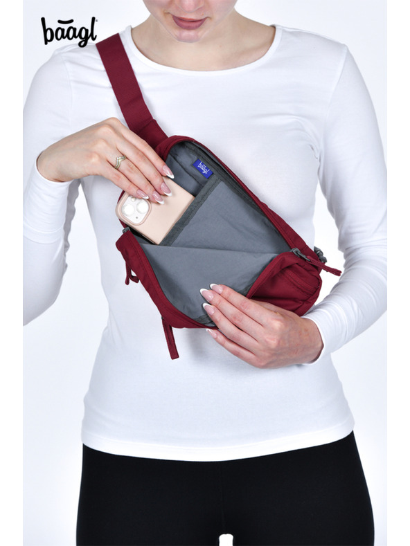 BAAGL  BAAGL Ledvinka Go Burgundy GRS