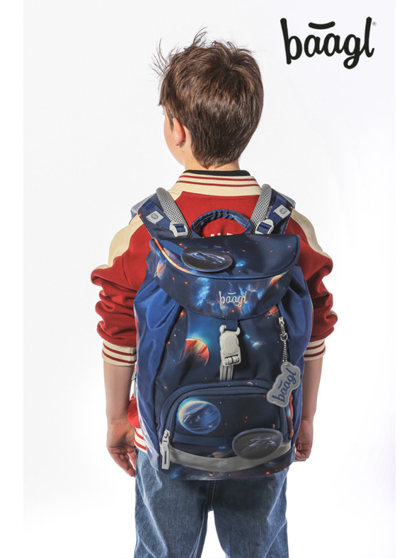 BAAGL  BAAGL SET 3 AIRY Vesolje: nahrbtnik, peresnica, vrečka