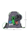BAAGL  BAAGL SET 3 Skate Minecraft TNT: Nahrbtnik, Etue, Vrečka