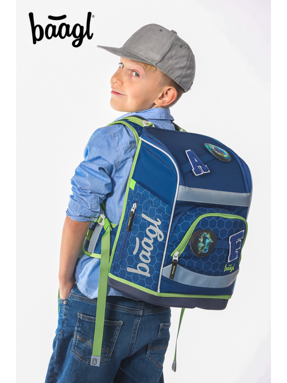 BAAGL  BAAGL Šolska torba Zippy plus Nogometna žoga
