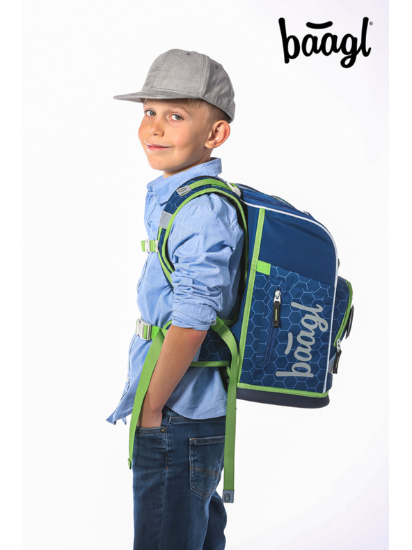 BAAGL  BAAGL Šolska torba Zippy plus Nogometna žoga