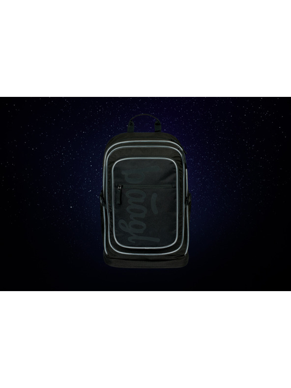 BAAGL  BAAGL Šolski nahrbtnik Cubic Uni Črna