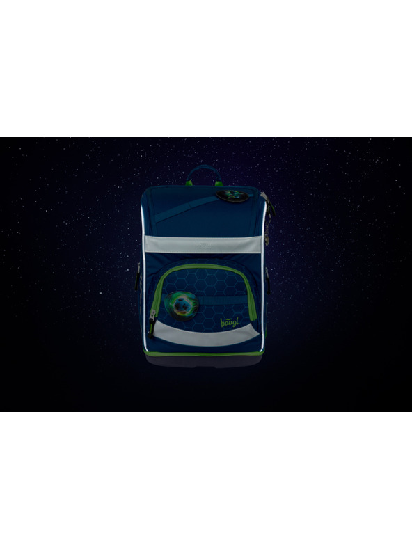 BAAGL  BAAGL SET 3 Zippy plus Nogometna žoga: šolska torba, peresnica, vrečka