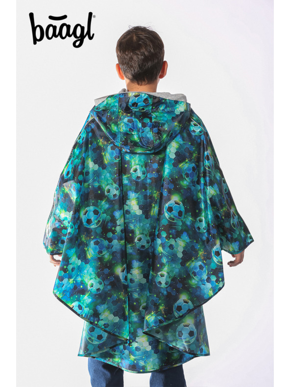 BAAGL  BAAGL Outdoor plašč ponče Nogomet vel. XS (90 -110 cm)