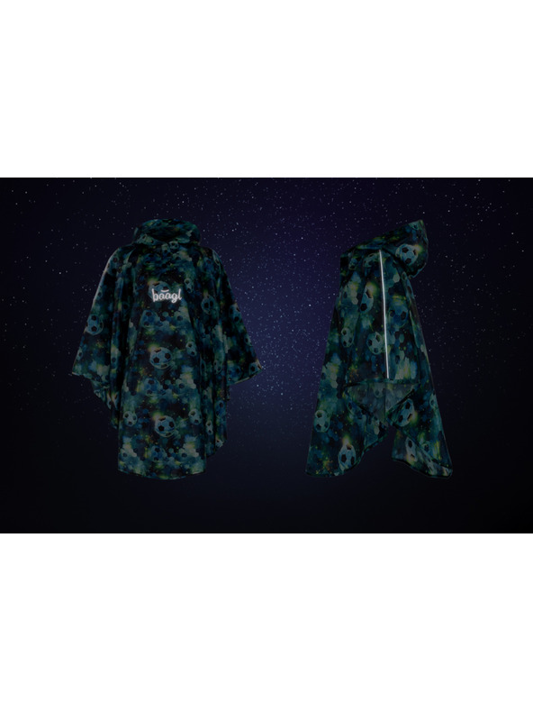 BAAGL  BAAGL Outdoor plašč ponče Nogomet vel. XS (90 -110 cm)