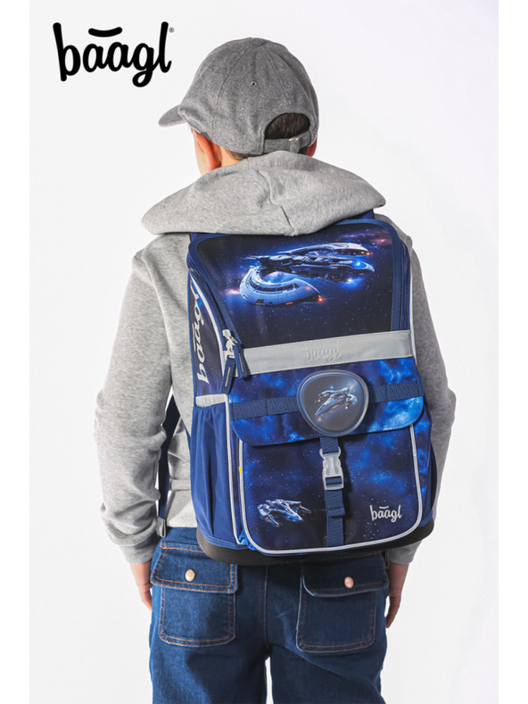 BAAGL  BAAGL Šolska torba Zippy Vesoljska ladja