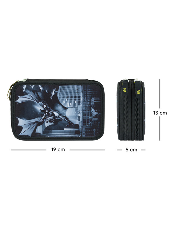 BAAGL  BAAGL 3 SET Zippy Batman Dark City: nahrbtnik, peresnica, vrečka