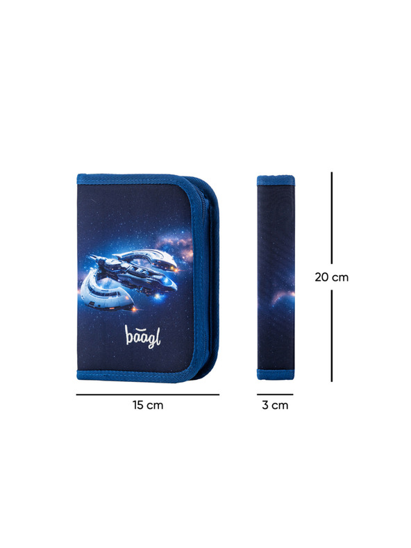 BAAGL  BAAGL SET 3 Zippy Vesoljska ladja: torba, peresnica, vrečka