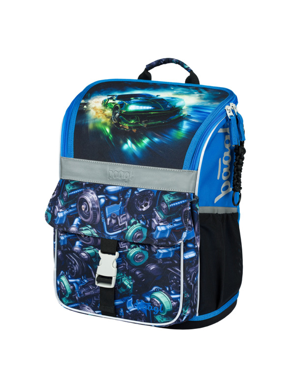 BAAGL  BAAGL Šolska torba Zippy Dirkaški avto