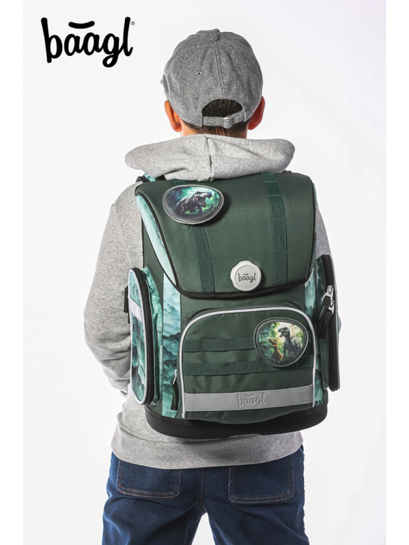 BAAGL  BAAGL Šolska torba Ergo Dino