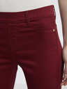 CAMAIEU Rdeče ženske kapri hlače CAMAIEU