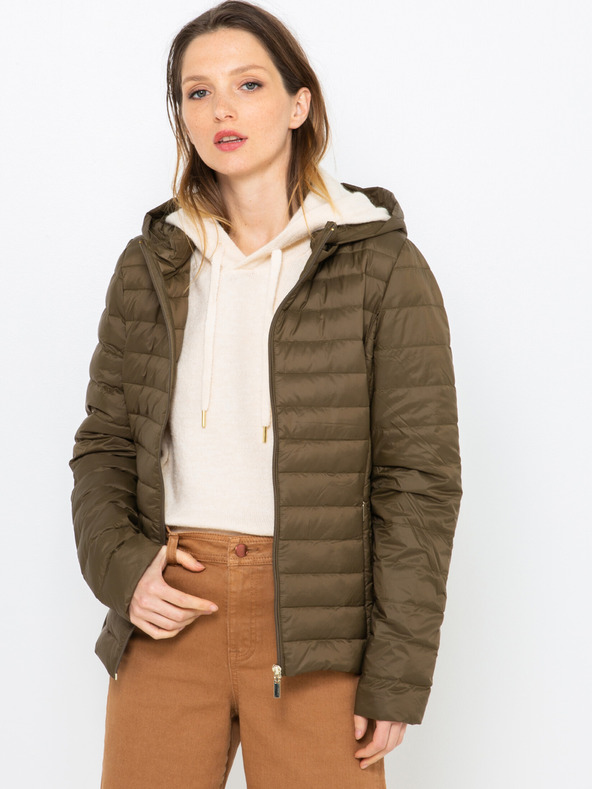 CAMAIEU Kaki prešita jakna CAMAIEU