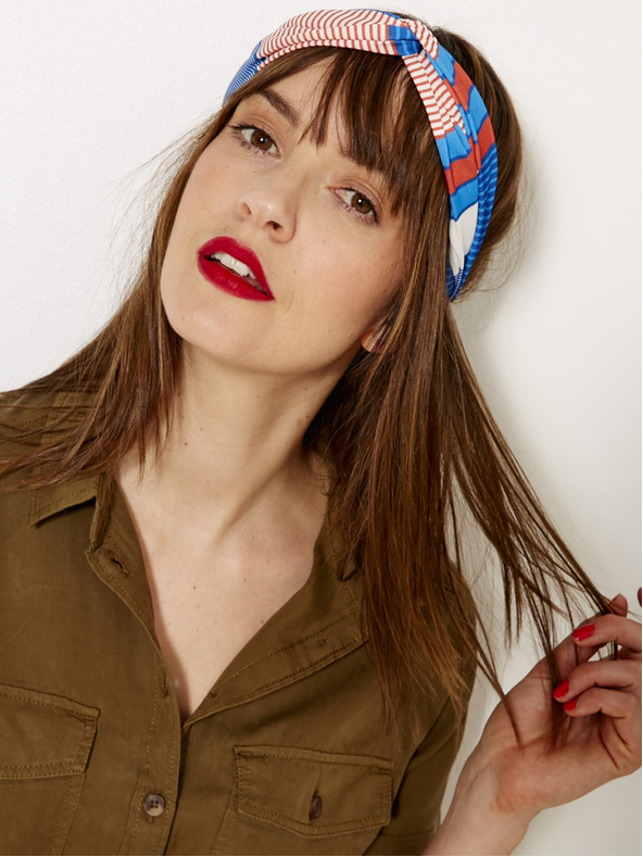 CAMAIEU Modro-rožnat trak za lase CAMAIEU