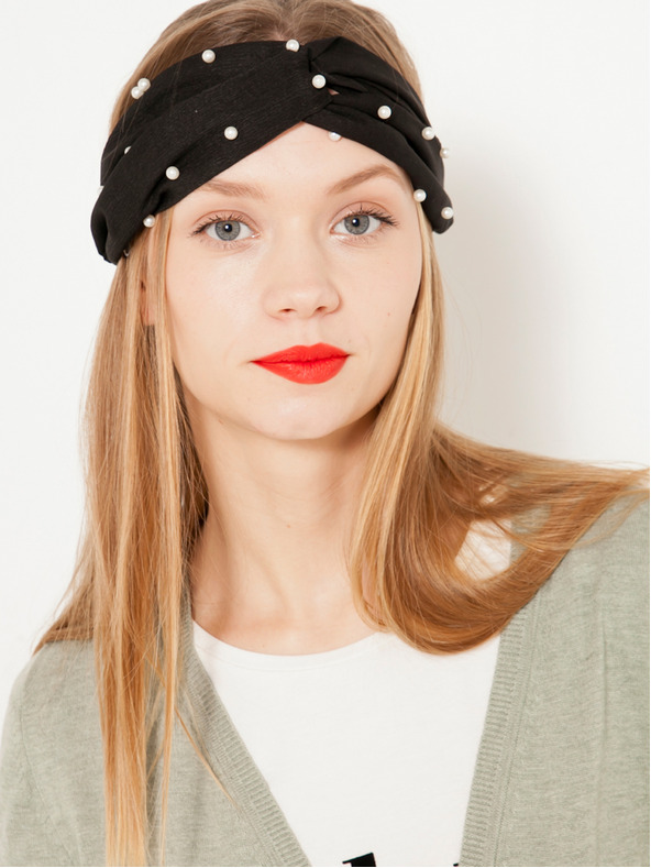 CAMAIEU Črn trak za lase CAMAIEU