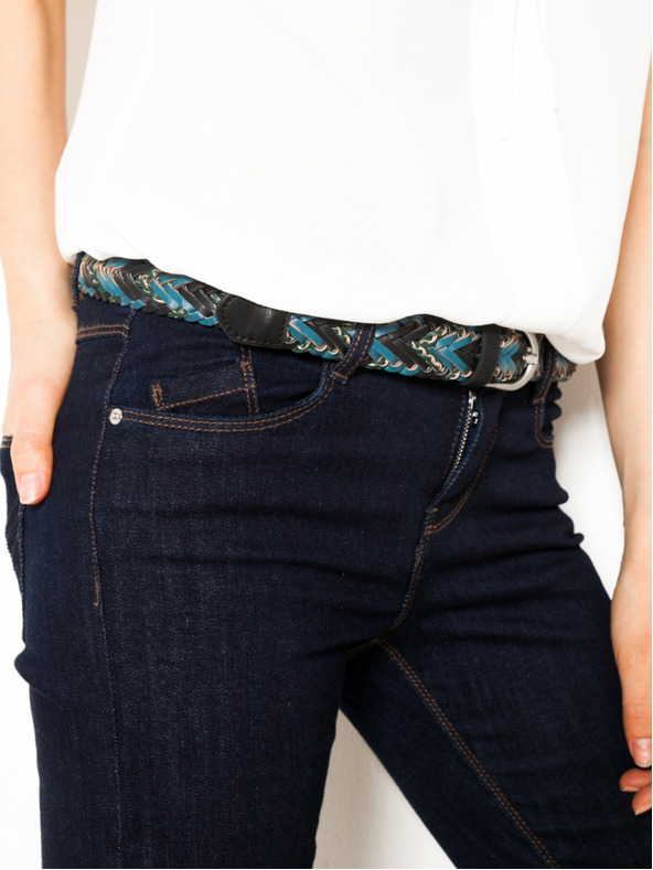 CAMAIEU Modro-črn pas CAMAIEU